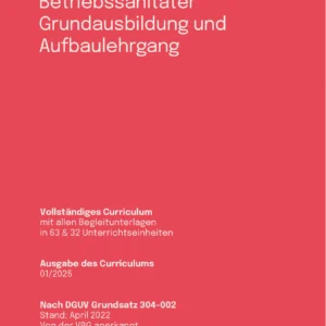 Leitfaden "Betriebssanitäter Grundausbildung und Aufbaulehrgang" inkl. Schutzgebühr