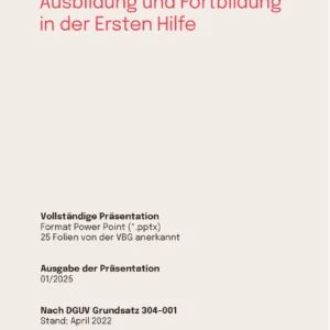 PowerPoint-Präsentation für Erste-Hilfe-Kurse